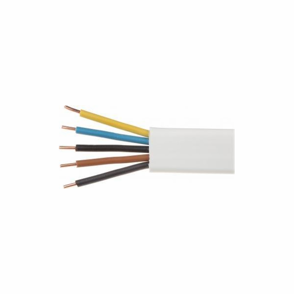 Plochý elektrický kabel YDYP-5X1.5