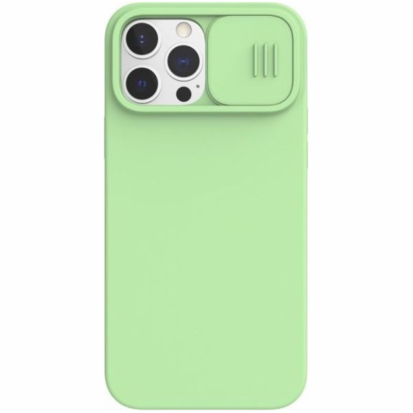Nillkin Nillkin Camshield Silky Magnetic - Apple iPhone 13 Pro Max pouzdro s krytem fotoaparátu (máta zelená)