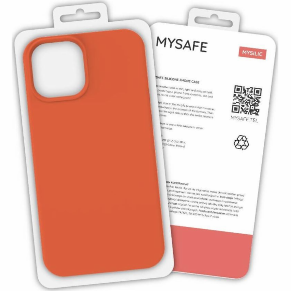 Mysafe Mysafe Silicone Case iPhone 11 Pro Orange Box