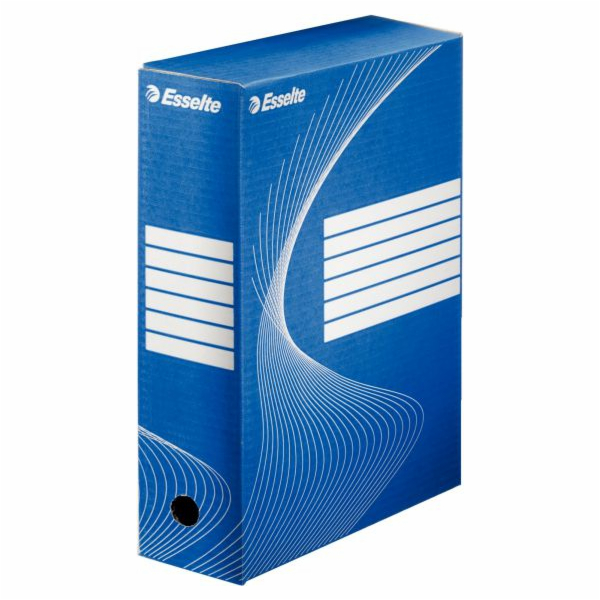 Esselte Box, archivační box Krabice šíře 100mm, modrá (10K030C)