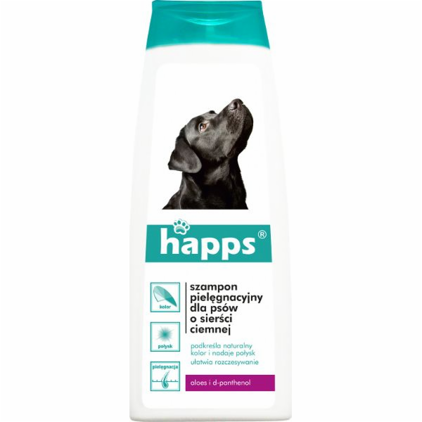Šampon Happs Care pro psy s tmavými vlasy 200ml (110146)