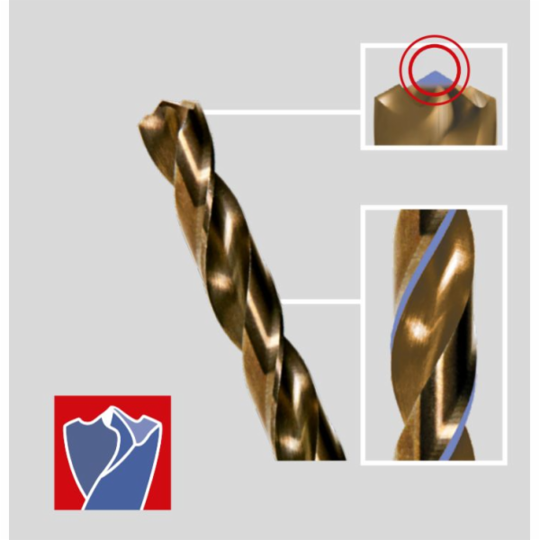 HSS válec inteligentní vrták 1,1 mm 10 ks. (11-011)