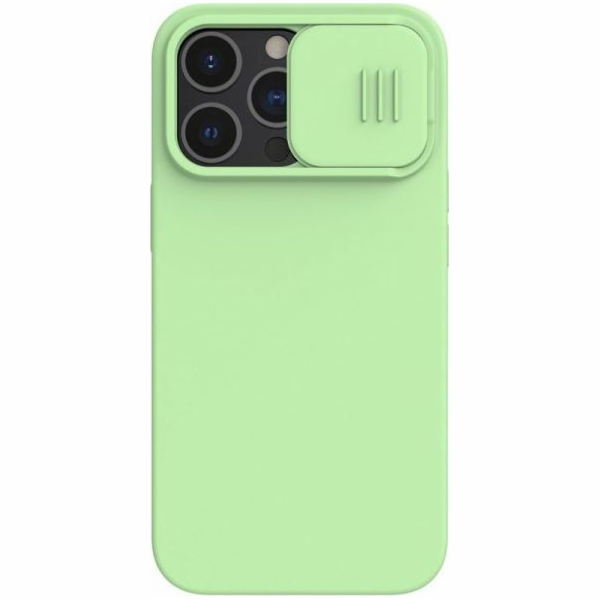 Nillkin Nillkin Camshield Silky Magnetic - Apple iPhone 13 Pro pouzdro s krytem fotoaparátu (máta zelená)