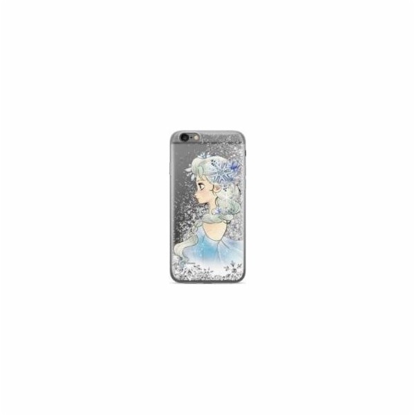 Disney Liquid Glitter Elsa 010 Huawei P Smart 2019 / Honor 10 Lite Silver Standard