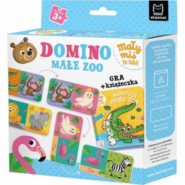 Domino Axiom. Malá zoo. Hra + brožura