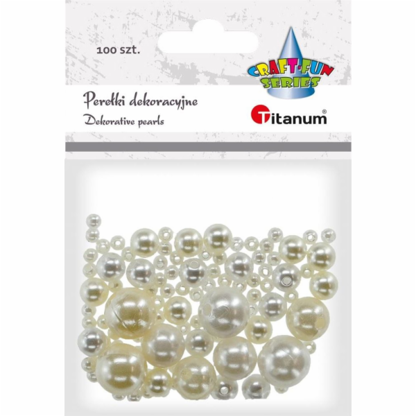 Titanum Pearls Titanum White Pearl Mix 100ks Titanum