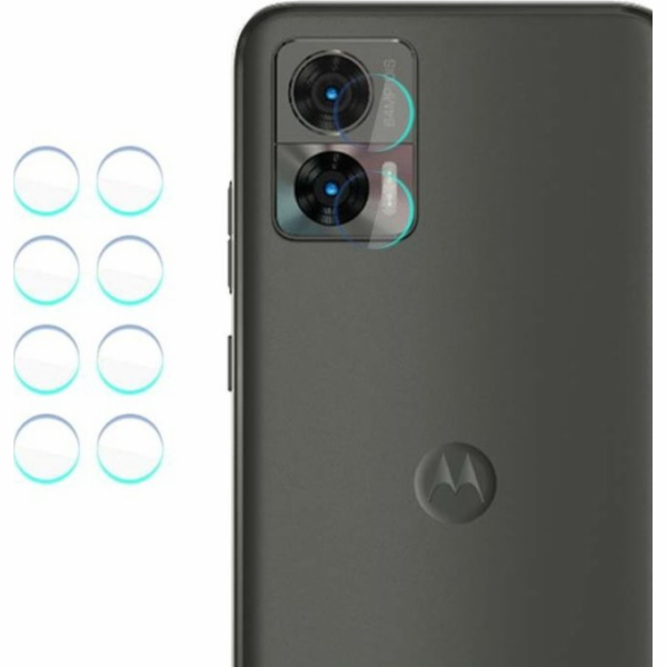 Hybridní sklo 3MK pro 3MK objektiv chrání Edge Motorola Edge 30 Ultra [4 Pack]