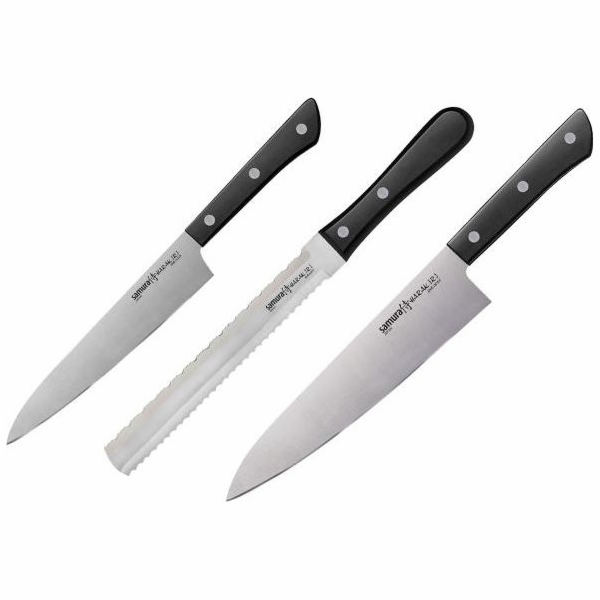 Togo sada 3 kuchyňských nožů Samura Harakiri 0230B
