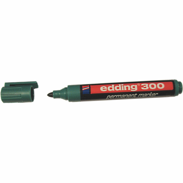 Edding Marker Permanent 300 Round End of Green (EG1003)