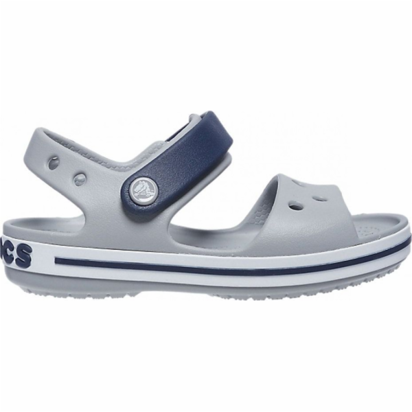 Crocs crocs sandály pro děti Crosband Sandal Kids Grey-Granate 12856 01U 32-33