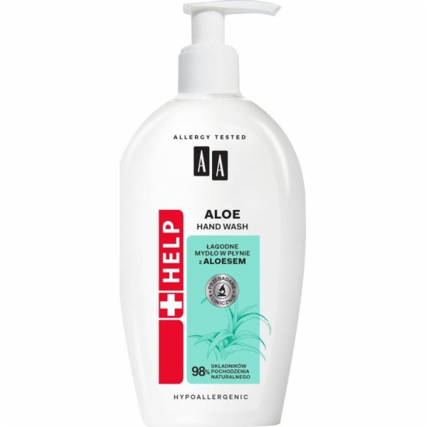 AA AA pomáhá mírným tekutým mýdlem s Aloe Vera 300 ml | Doručení zdarma od PLN 250