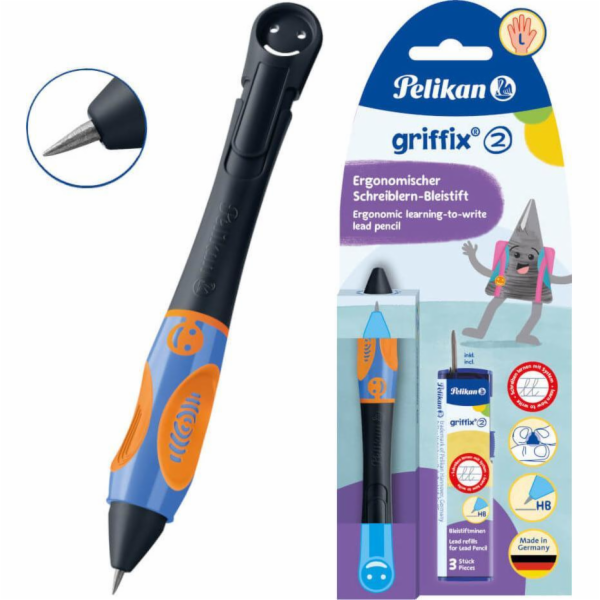 Griffix Neon Black Blister L Pencil L