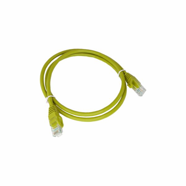 Alantec KKU5CZA1 networking cable Yellow 0.25 m Cat5e U/UTP (UTP)