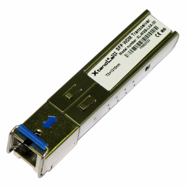 XtendLan mini GBIC SFP, SC, 1000Base-LX, 3km, WDM, TX1550nm/RX1310nm, Cisco, Planet kompatibilní, DDM