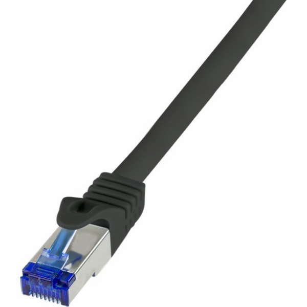 LogiLink LogiLink C6A023S Černý síťový kabel 0,5 M CAT6A S/FTP (S-STP)