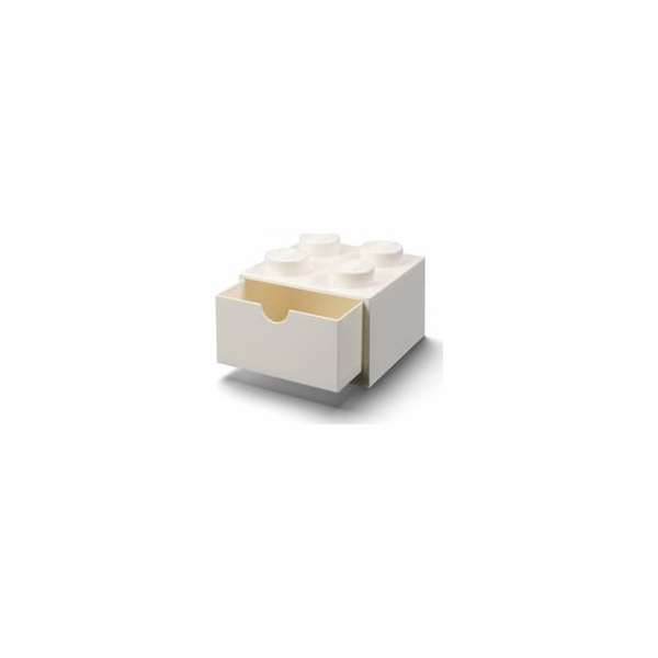 Zásuvka na stole Lego Klocek Lego Brick 4 (bílá)