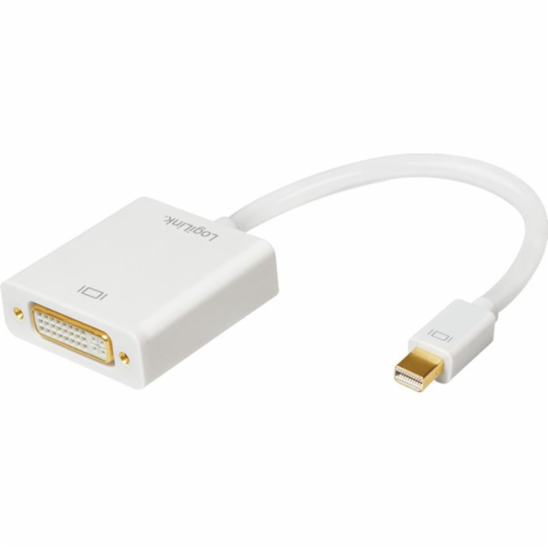 LogiLink DisplayPort Mini AV adaptér – DVI-I bílý (CV0037B)