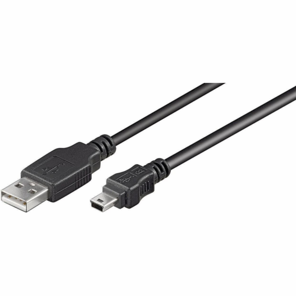 USB USB -A Microconnect Cable - MiniusB 10 M Black (USBAMB510)