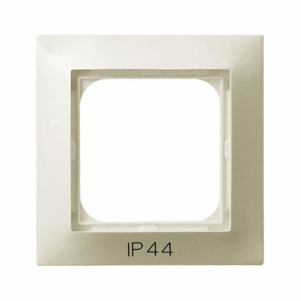 Ospel Single Impression Frame pro konektory IP44 ECRU (RH-1Y/27)