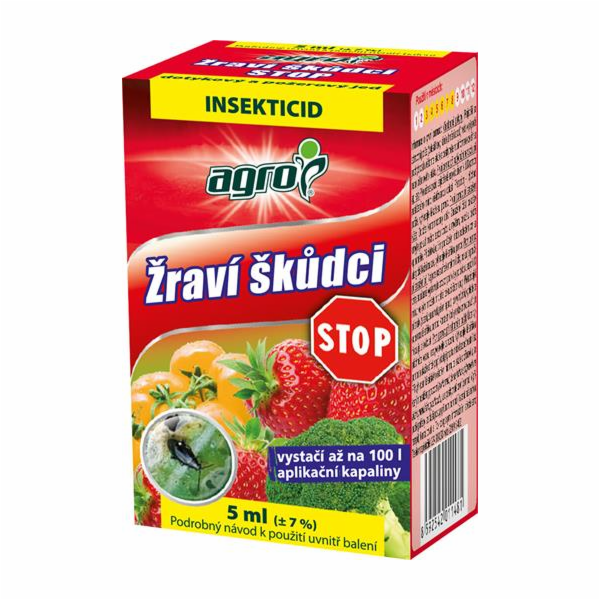 Přípravek Agro Žraví škůdci STOP 5ml Karate se Zeon technologií 5 CS