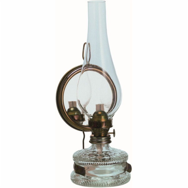 Lampa petrolejová zrcadlová 32 cm s cylindrem 147/8" Mars typ