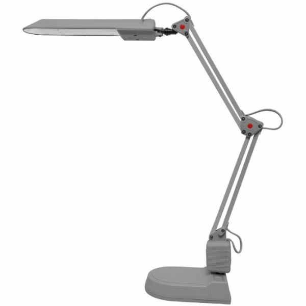 Lampa stolní LED 8 W, 630 lm, 4000K stříbrná s otočnými kl