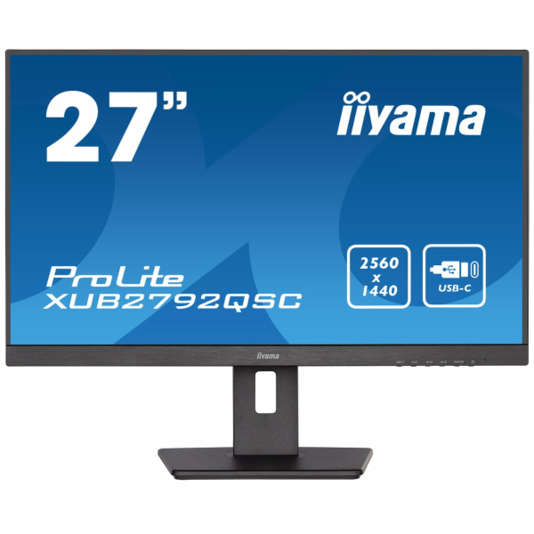 iiyama ProLite/XUB2792QSC-B5/27"/IPS/QHD/75Hz/4ms/Black/3R