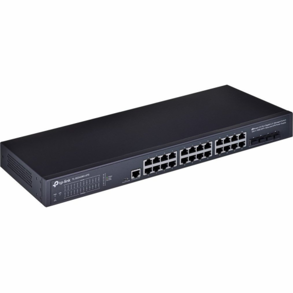 TP-Link OMADA JetStream switch pro připojení k UPS TL-SG3428X-UPS (24xGbE, 4xSFP+, 2xconsole, fanless)