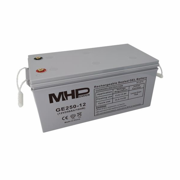 Baterie MHPower GE250-12 GEL, 12V/250Ah, T3-M8, Deep Cycle