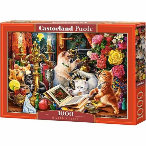 Puzzle 1000 elementów Koty magiczne kotki