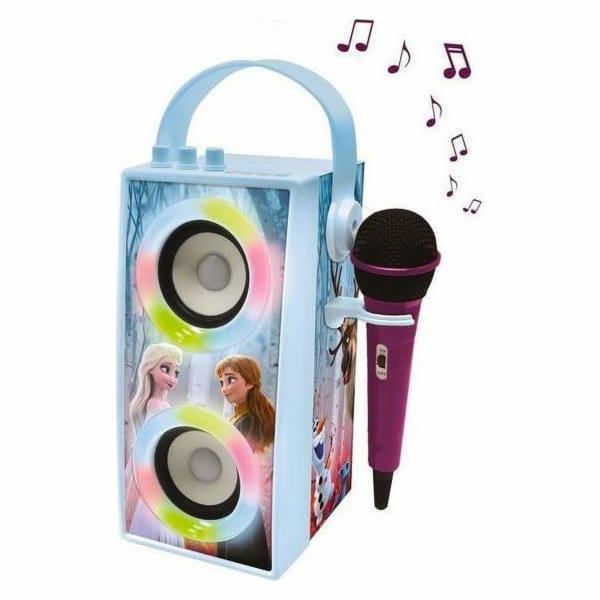 Lexibook Ice Land Karaoke: Bluetooth přenosný reproduktor + mikrofon