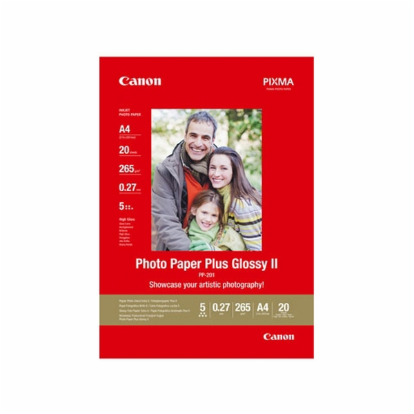 Canon PP-201 10x15 cm, 100 Bl. Photo Paper Plus Glossy II 265 g