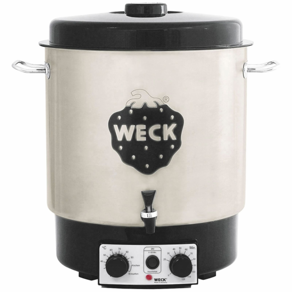 WECK Preserving Cooker Stainless Steel with Clock and Tap