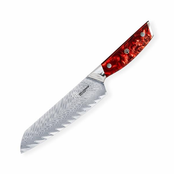 Nůž Dellinger Santoku Red 170 mm Resin Future