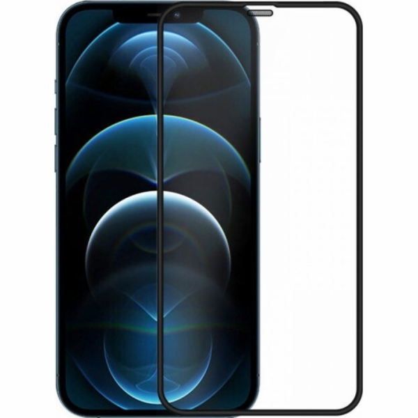 Nillkin Tempered Glass Nillkin PC Full Ultra Clear 0,33 mm, Apple iPhone 12 Pro Max (černá)