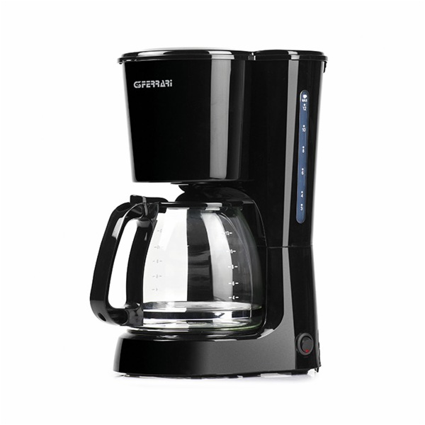 Kávovar G3Ferrari, G1005400, Cafe de Lux, kapacita 12 šálků, nylonový filtr, skleněná konvice, automatické vypnutí, 800 W