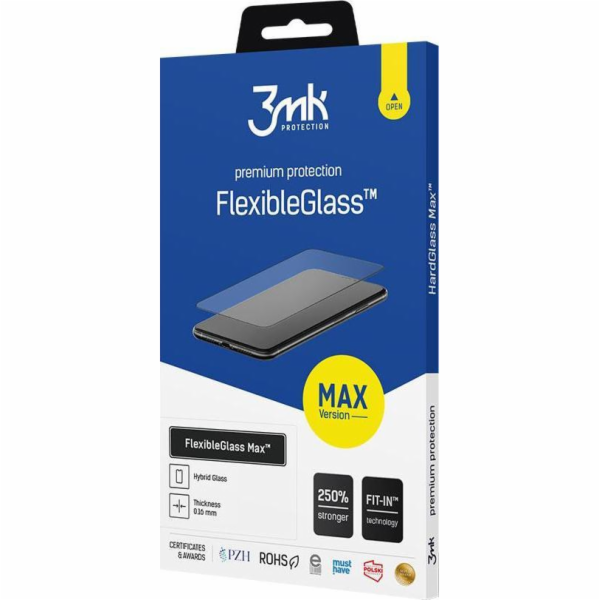 3mk hybridní sklo FlexibleGlass Max pro Apple iPhone 14, černá