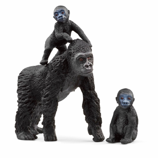 Schleich Wild Life 42601 Lowland Gorilla Family