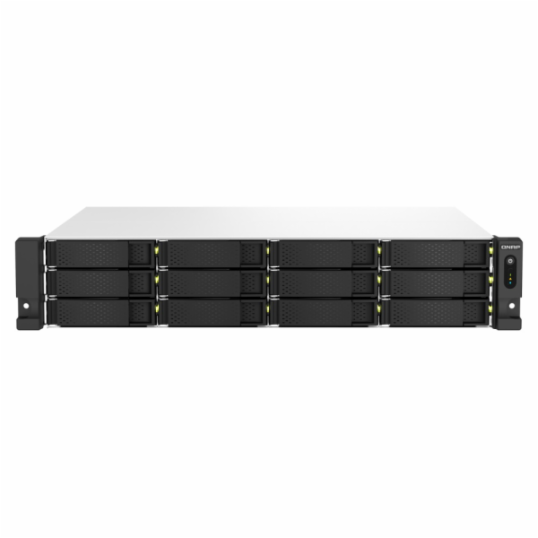 QNAP TS-1264U-RP-8G (4core 2,9GHz, 8GB RAM, 12x SATA, 2x 2,5GbE, 1x PCIe, 1x HDMI, 4x USB, 2x zdroj)