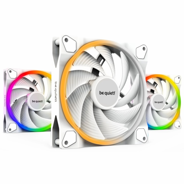 be quiet! Light Wings 140mm PWM high-speed Triple-Pack BL103 Be quiet! / ventilátor Light Wings White / 140mm / PWM / high speed / 3-pack / bílý