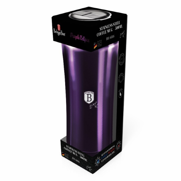 BERLINGERHAUS Termohrnek 500 ml Purple Metallic Line BH-6816