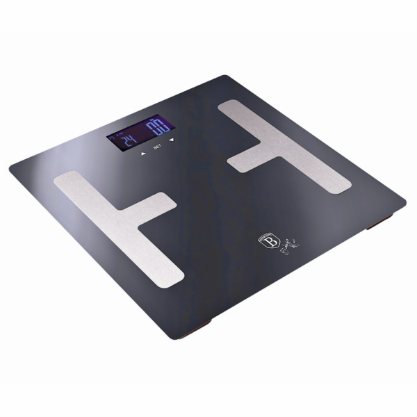 BERLINGERHAUS Osobní váha Smart s tělesnou analýzou 150 kg Carbon PRO Line BH-9217