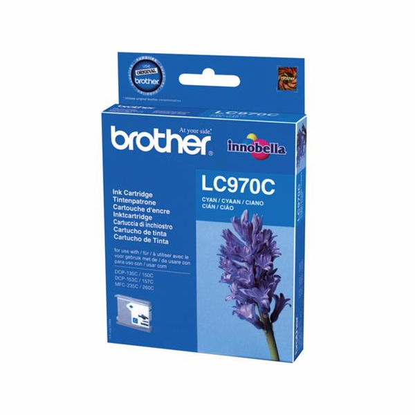 BROTHER LC-970C (cyan, 300 str.@ 5%, draft)