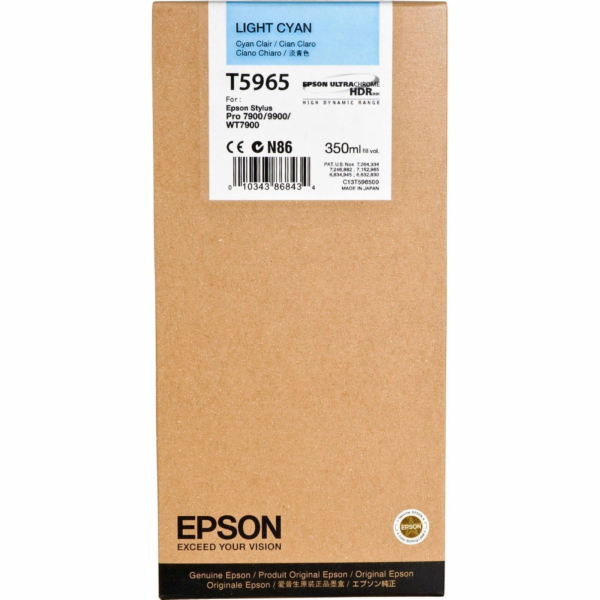 Epson cartridge svetle modra T 596 350 ml T 5965
