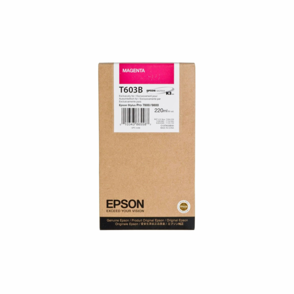 Epson cartridge cervena T 603 220 ml T 603B