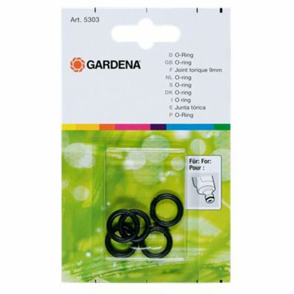 O-kroužek 9 mm (5 kusů) Gardena 5303-20