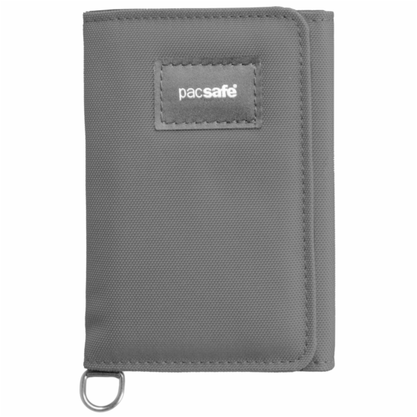 Pacsafe RFIDsafe black RFID blocking Trifold Wallet