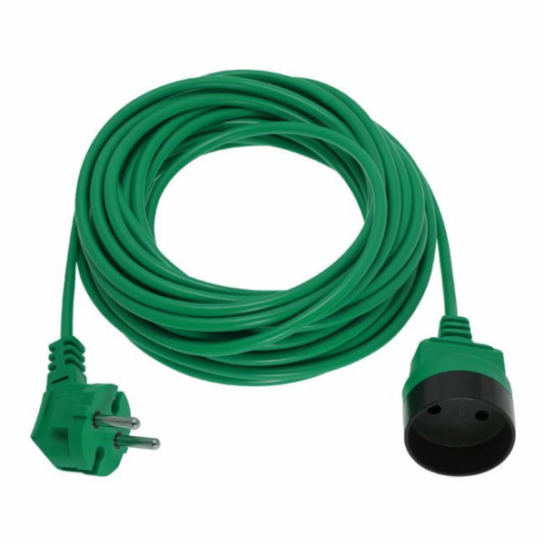 Prodlužovací kabel zahradní Elgotech 1 zásuvka bez uzemnění 20 m 2 x 1 mm zelená
