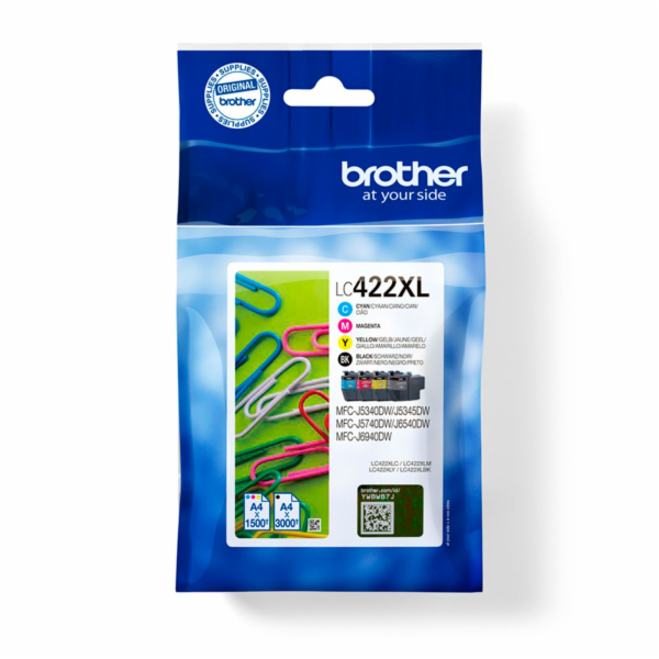 Brother LC-422 XL Value Pack C/M/Y/BK