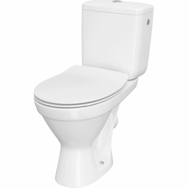 Kompaktní WC Cersanit Paros Slim 3/6 l s volně padající deskou